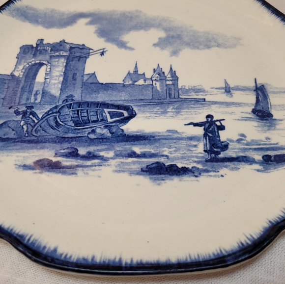 Vintage French H.B & Cie Terre De Fer 1510 ( Land of Iron) decorative plate - Picture 7 of 10